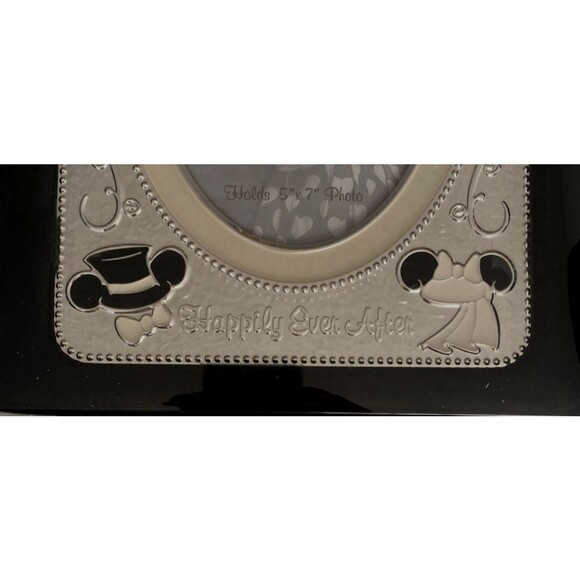 Disney Mickey Minnie Mouse Happily Ever After Wedding Picture Frame  5" X 7" - Picture 2 of 10